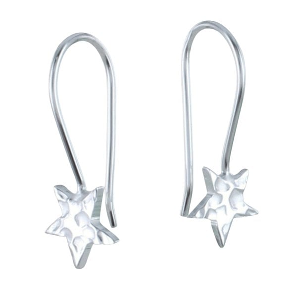 Sterling Silver Trio Star Drop Earrings - Reeves & Reeves