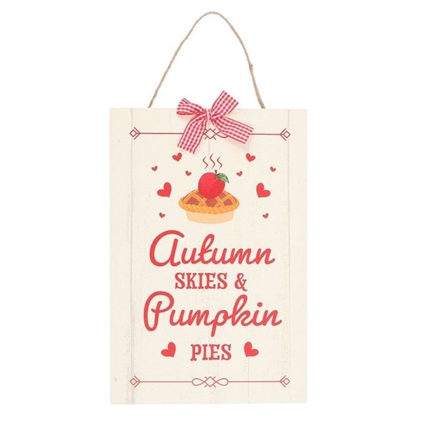 Serano Autumn Skies & Pumpkin Pies Hanging Sign