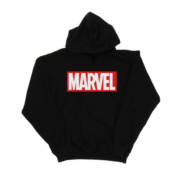 Marvel Comics Womens/Ladies Classic Logo Hoodie - Black