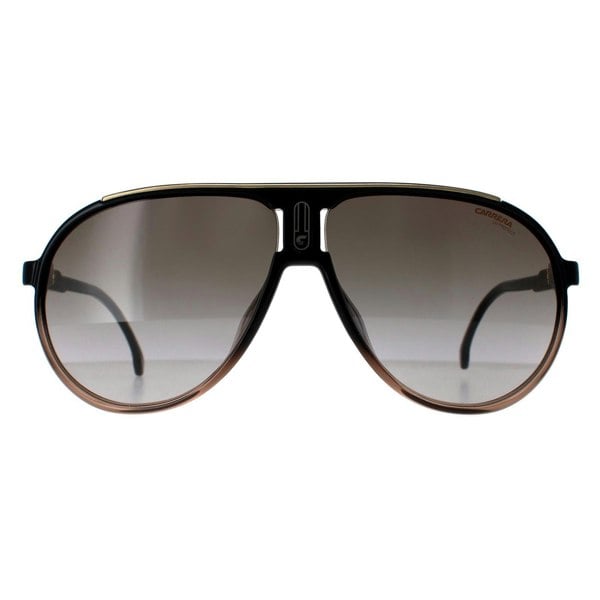Carrera Sunglasses Champion 65/N DCC/HA Black Brown Shade Brown Gradient