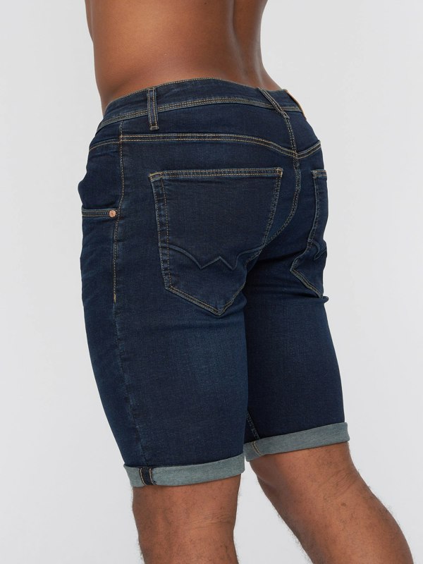 Duck and Cover Mustone Denim Shorts Raw Wash