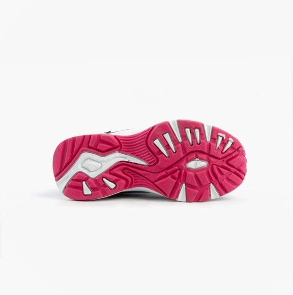 DEK PACIFIC Girls Elasticated Touch Fasten Trainers Metallic Blue/Ocelot