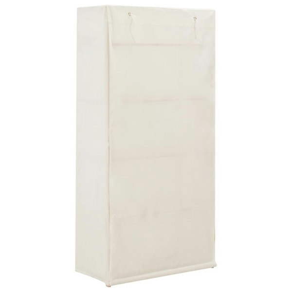 Berkfield Wardrobe White 79x40x170 cm Fabric
