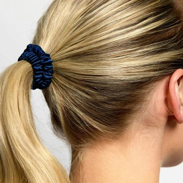Silver Cloud Beauty Silver Cloud Satin+ Skinny Hair Scrunchie Santorini 5 Pack