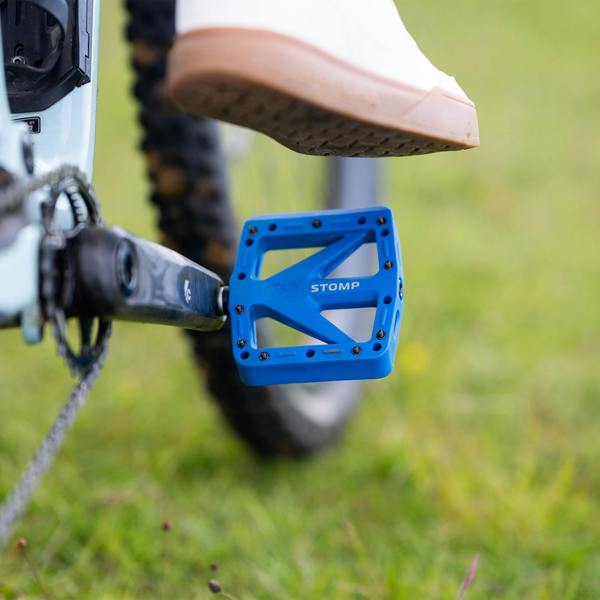 Oxford Stomp Nylon Flat Pedals Blue
