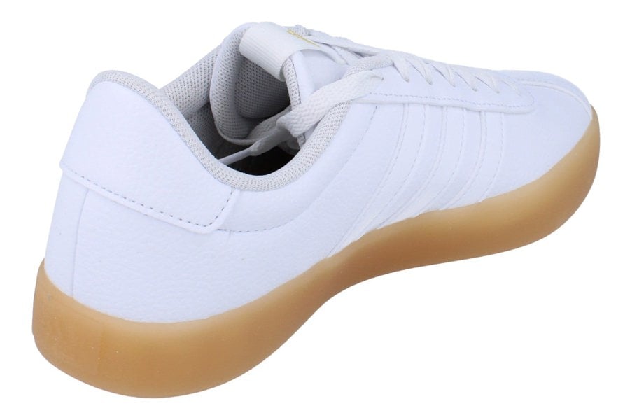 Adidas Vl Court 3.0 Womens Trainers Sneakers  ID9070 - White Gum Id9070 - Photo 2