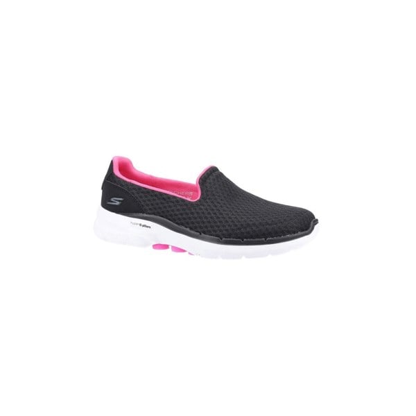 Skechers GOwalk 6 Big Splash Women's Trainers in Black/Hot Pink