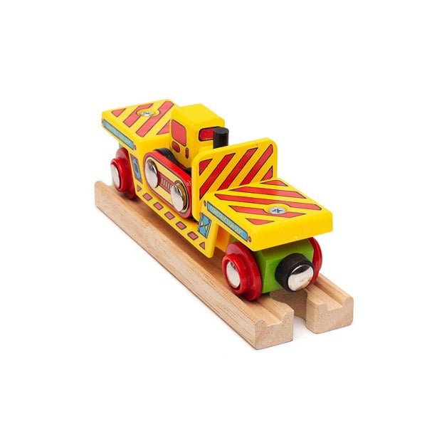 Bigjigs Rail Bulldozer Low Loader