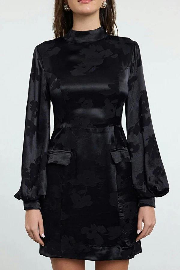 WOVCOR A-Line Mini Woven Dress