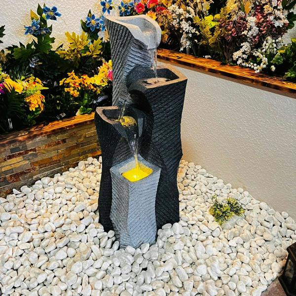 Tranquillity Water Features Monchrome Elegance Contemporary Water Feature