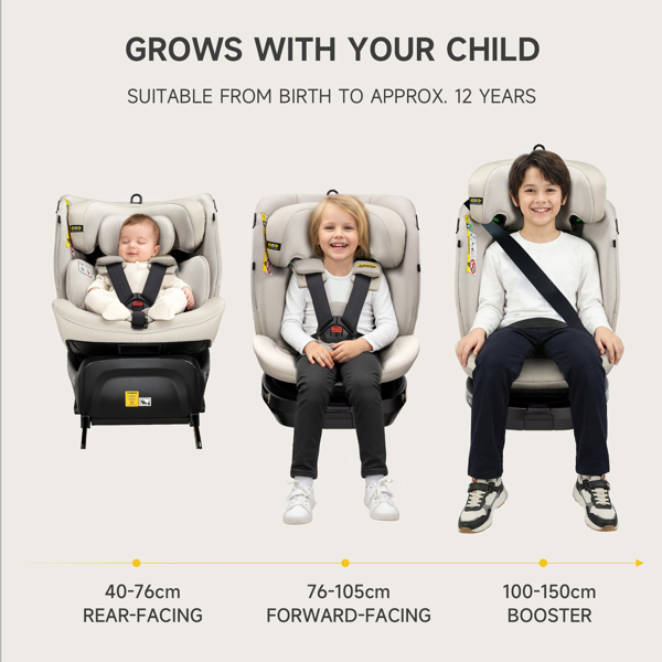 JoviKids Ranger TT Car Seat - Milkstone