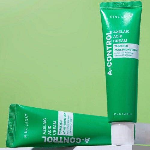 NINELESS Azelaic Cream – Professional-grade "Vascular Fire Extinguisher & Pore-Purifying Canal" for a smooth, high-definition "Glass Skin" finish, shop at Atelier De Glow UK.
