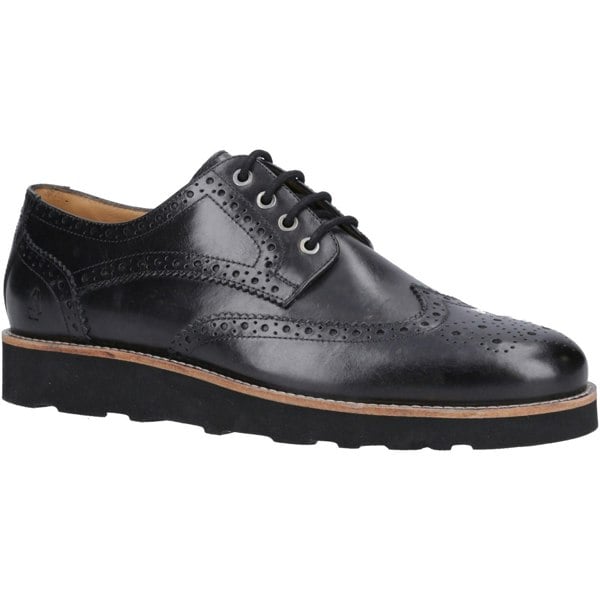 Hush Puppies Kendrick Leather Men's Black Brogues Shoes