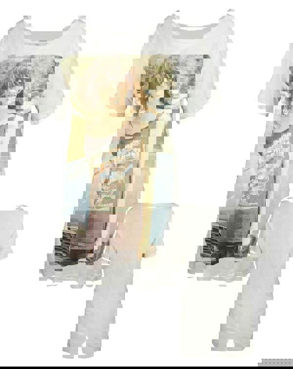 Blood is the New Black Womens Grey Woman Graphic Short Sleeved T-Shirt (One Size)