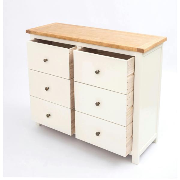 Cabinet Bits Maggiori 6 Drawer Chest of Drawers Brass Knob