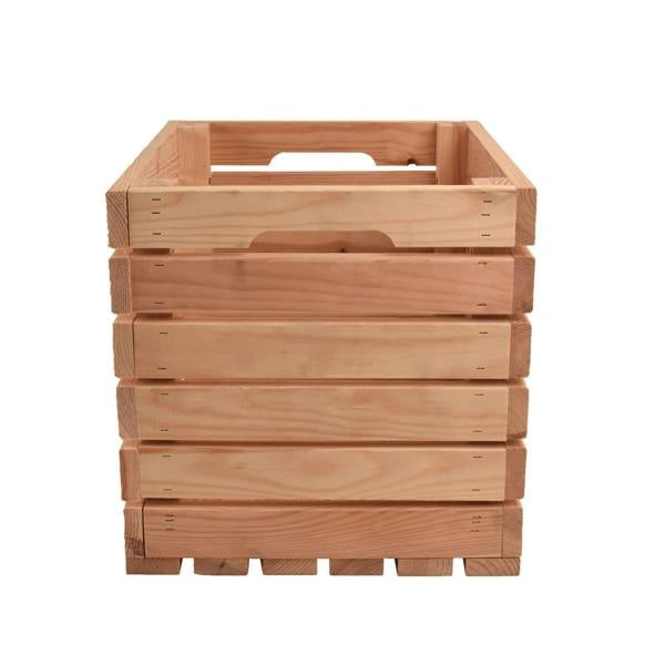 Snowdon Timber Wooden Storage Crate (L) 37.5cm (W) 33cm (H) 32.5cm