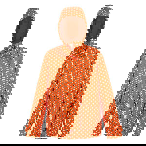 Regatta Womens/Ladies Orla Kiely Clover Mid Length Waterproof Jacket - Red - 