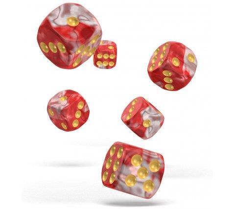Oakie Doakie D6 16mm Gemidice Red Sky 12 Dice Set