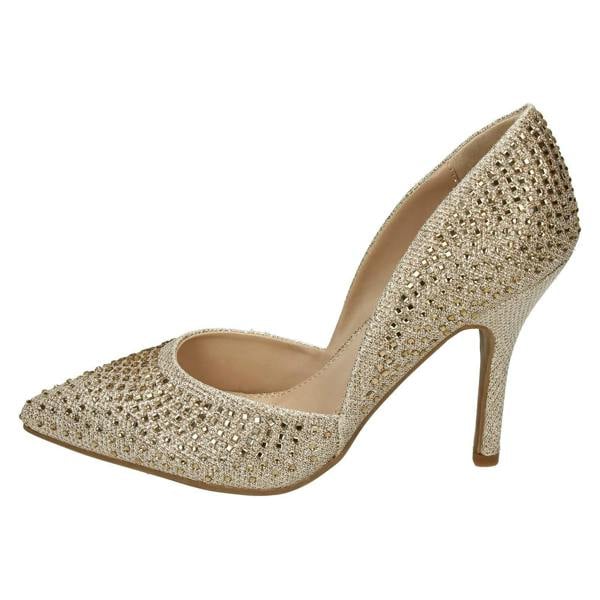 Anne Michelle Ladies Anne Michelle High Heel Waisted Court Shoes