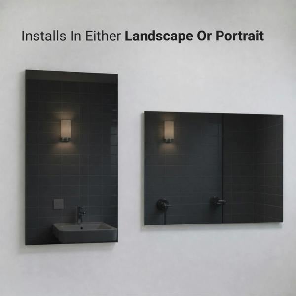 Mirrorstone Heating 580W Quartz Glass Wi-Fi Infrared Heating Panel (Available In Black Or White)
