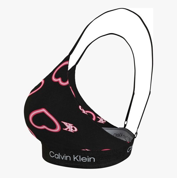 Calvin Klein UNLINED BRALETTE H1R Womens Bra Black