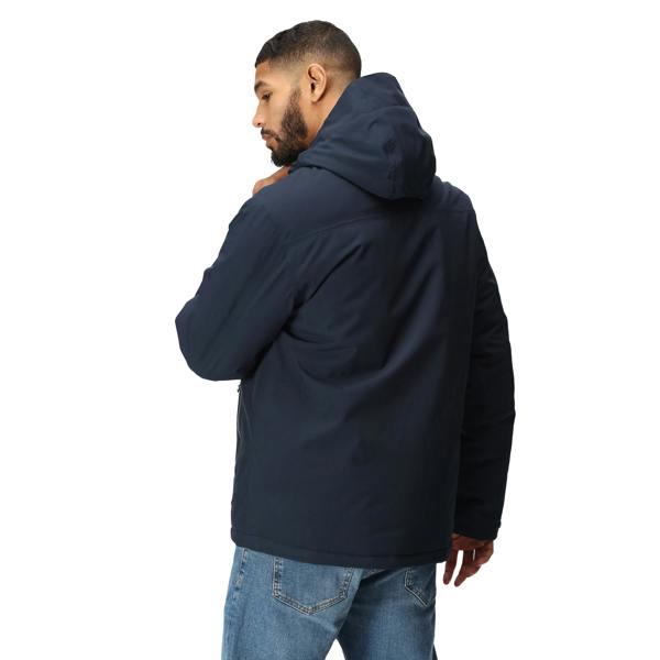 Regatta Professional Mens Insulated Waterproof Jacket - Navy/Seal Grey - 