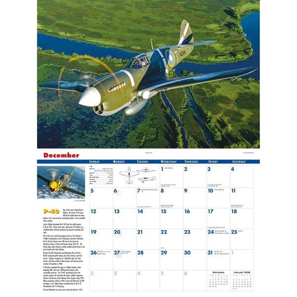 Golden Age of Flight Deluxe Calendar 2027, Deluxe Calendars, Month To View, Transport, Gift