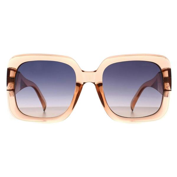 Guess Sunglasses GO00046 45W Shiny Light Brown Smoke Grey Gradient