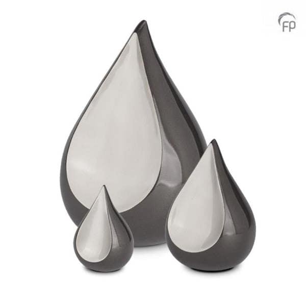 Memorials Direct Metal Odyssee Urn (Black / Silver)