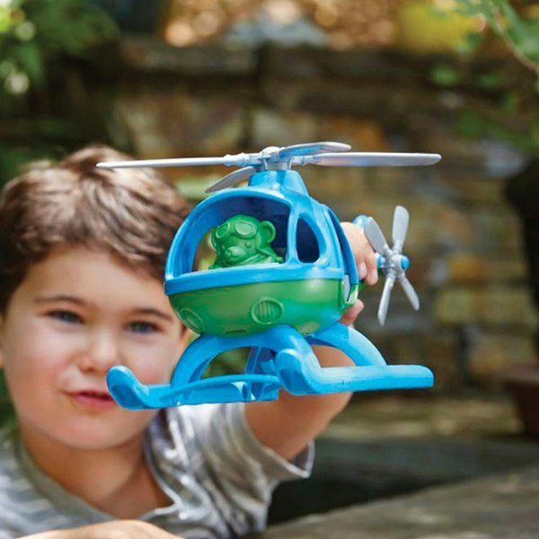 Green Toys Blue Helicopter, Made From 100% Recycled Plastic