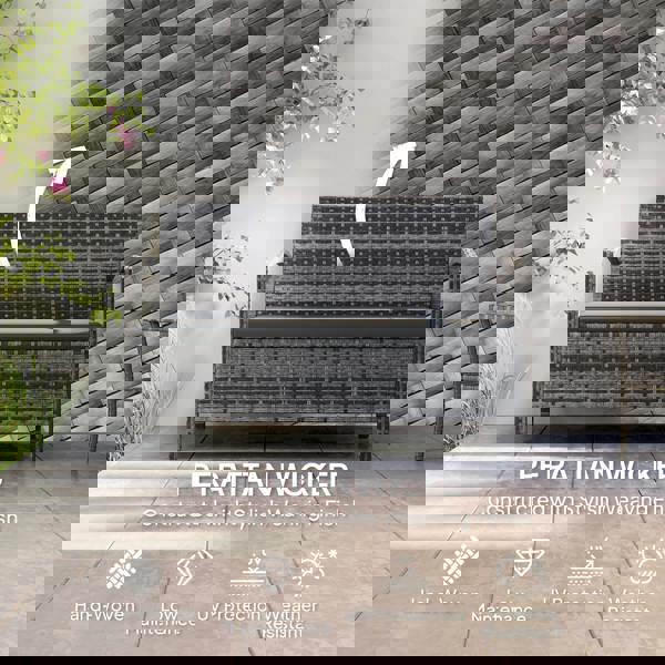 Rattan Storage Bench