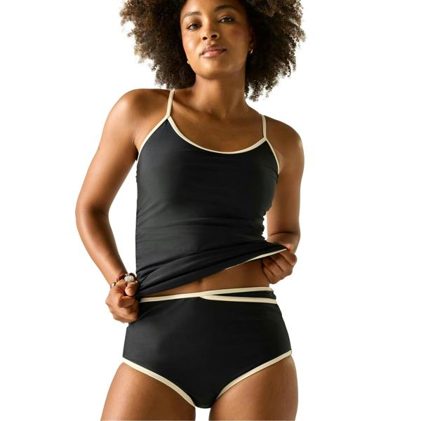 Regatta Womens/Ladies Kyra High Rise Bikini Bottoms - Black - 