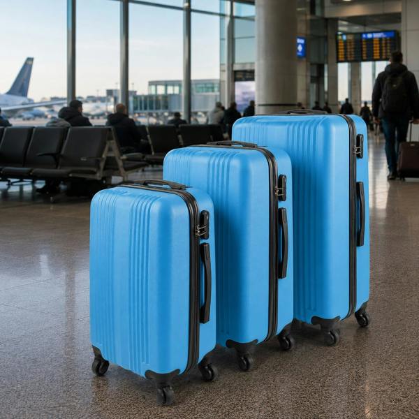 Groundlevel XL Delta Hard Shell 3 Piece Luggage Set