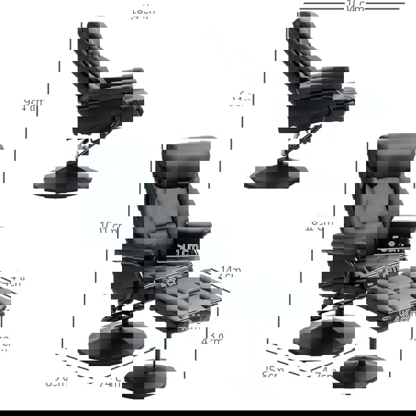 Recliner with Ottoman