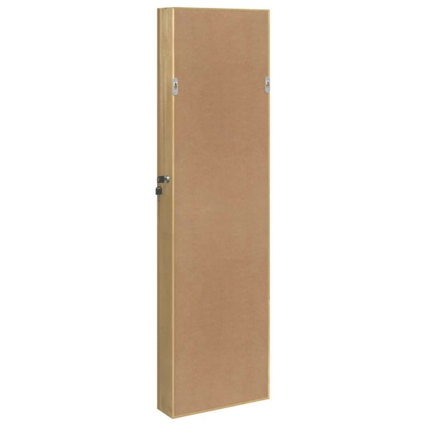 Berkfield Mirror Jewellery Cabinet Wall Mounted 30x8.5x106 cm