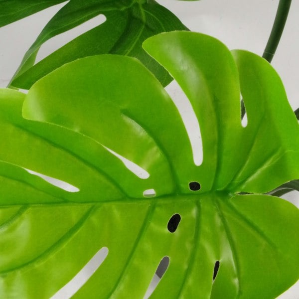 Leaf 60cm Artificial Twisted Stem Vine Monstera Plant