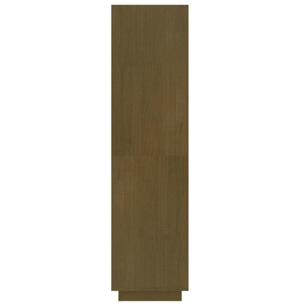 Berkfield Book Cabinet/Room Divider Honey Brown 60x35x135 cm Solid Pinewood