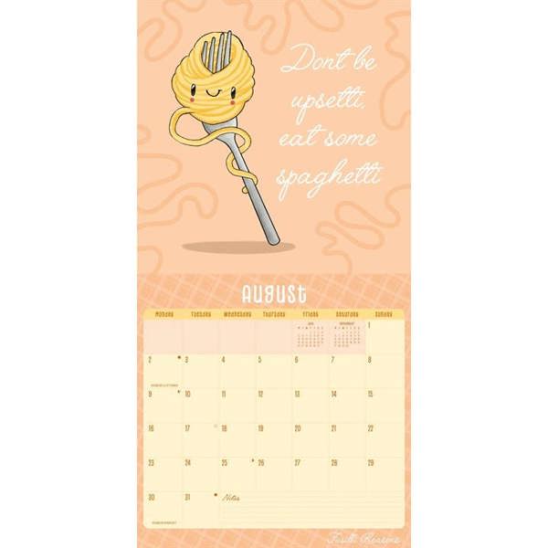 Fusilli Reasons, Life is full of Pastabilities Calendar 2027, Wall Calendars, Month To View, Lifestyle, Gift