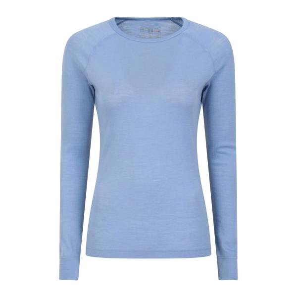 Mountain Warehouse Womens/Ladies Merino II Thermal Top - Blue - 