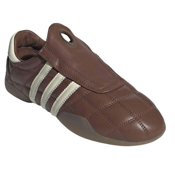 Adidas Womens/Ladies Taekwondo Leather Trainers - Brown/Cream - 
