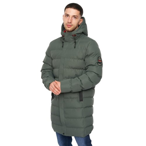 Crosshatch Mens Longkamp Jacket - Olive