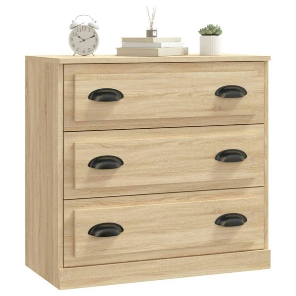 Berkfield Sideboard Sonoma Oak 70x35.5x67.5 cm Engineered Wood