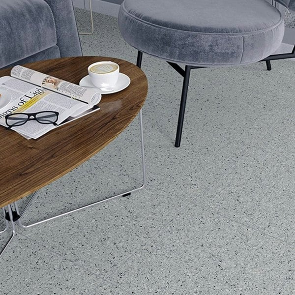 Set of 24 Peel and Stick PVC Granite Floor Tile Living and Home