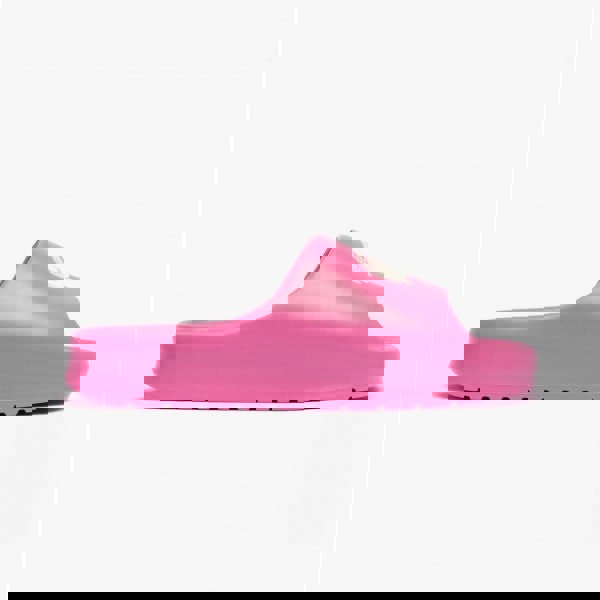 Lacoste CROCO 2.0 Womens Cushioned Sliders Pink/Off White