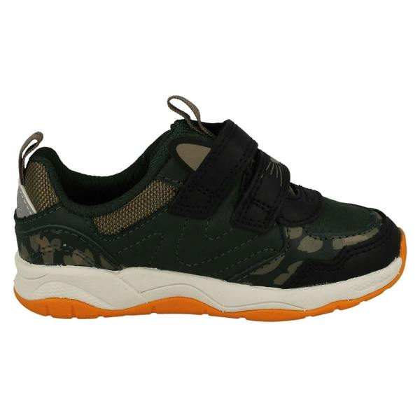 Clarks Childrens PLAYPRINTS Collection By Clarks Big Cat Print Detailed Trainers Clowder Run T