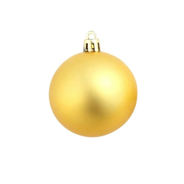 Berkfield 100 Piece Christmas Ball Set 3/4/6 cm Gold