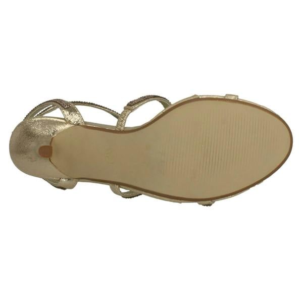 Anne Michelle Ladies Anne Michelle Bar Strap Heeled Sandal