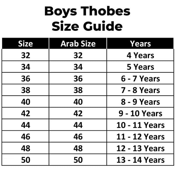 Infinity Leather Boy's Kids Thobe Emirati Jubba Islamic Clothing Kaftan Eid String Tassel