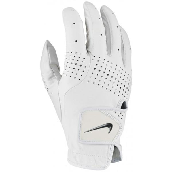 Nike Mens Tour Classic III Leather 2020 Right Hand Golf Glove - White - 