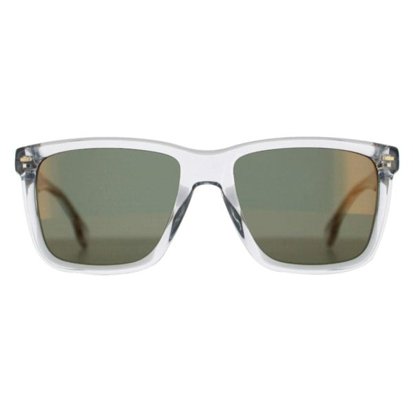 Hugo Boss Sunglasses BOSS 1317/S KB7 CW Transparent Grey Green Gold Mirror